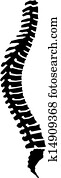 Osteoarthritis of the spine, eps8 Clipart | k7753904 | Fotosearch