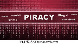 illegal piracy download concept illegal piracy download concept