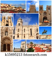 impressões, de, lisboa