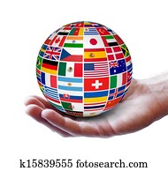 internacional, negócio global, conceito