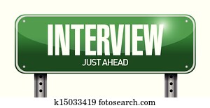 interview, straße zeichen, abbildung, design