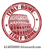 italy,, rom, briefmarke italy,, rom, briefmarke