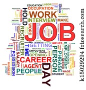 Job word tags
