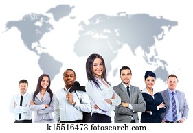 joven, atractivo, empresarios, -, el, élite, equipo negocio