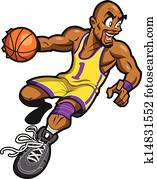 negro, jugador de baloncesto