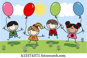 kevert, boldog, gyerekek