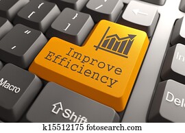 Keyboard with Improve Efficiency Button. Keyboard with Improve Efficiency Button.