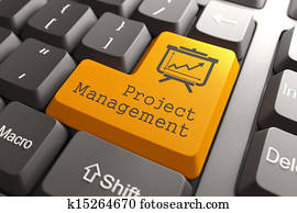 Keyboard with Project Management Button. Keyboard with Project Management Button.