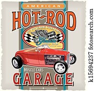 klassische, geschwindigkeit, garage klassische, geschwindigkeit, garage