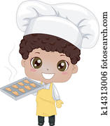 kleiner junge, backen, bread kleiner junge, backen, bread