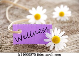 label with wellness