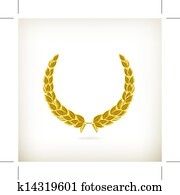 Laurel wreath, award vector Laurel wreath, award vector
