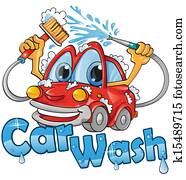 lavagem carro, serviço