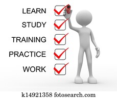 Learn, study, practice, training, work Learn, study, practice, training, work