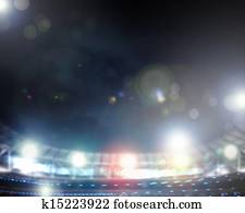 Lights of stadium Lights of stadium