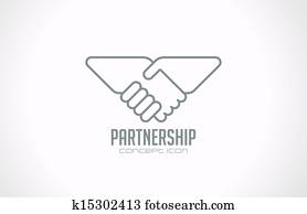 Logo Handshake. Sale, deal, trade theme. Logo Handshake. Sale, deal, trade theme.