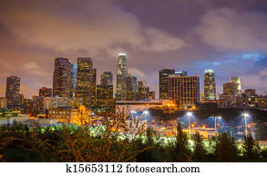 Los Angeles at night Los Angeles at night