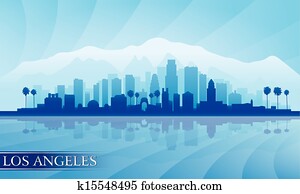 Los Angeles city skyline Los Angeles city skyline