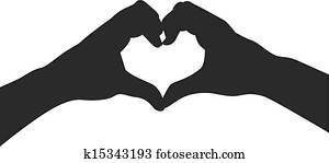 love heart hands love heart hands
