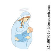 madone enfant, jésus