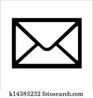 Mail envelope icon Mail envelope icon
