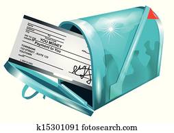 Mailbox Clipart | Our Top 1000+ Mailbox EPS Images | Fotosearch