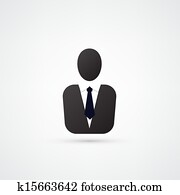 Man manager icon Man manager icon