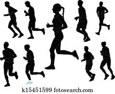 marathon collection - vector marathon collection - vector