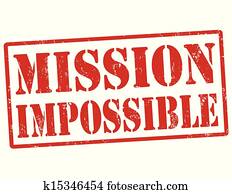 Mission impossible stamp Mission impossible stamp