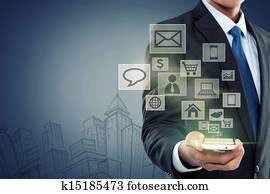 Modern communication technology mobile phone Modern communication technology mobile phone