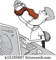 Morning Coffee Cartoon