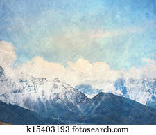 Mountain landscape Mountain landscape