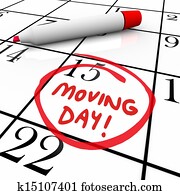 Moving Day Circled Calendar Important Date Reminder Moving Day Circled Calendar Important Date Reminder
