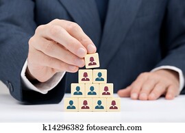 mulher, ceo, e, recursos humanos