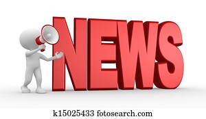 News concept and a megaphone