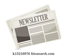 newsletter paper illustration design newsletter paper illustration design