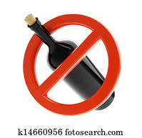 No alcohol sign No alcohol sign