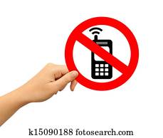 No mobile phone No mobile phone