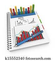 Notebook accounting concept