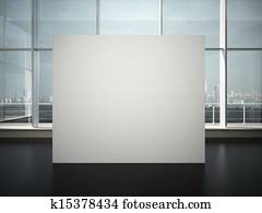 office interior with wall office interior with wall