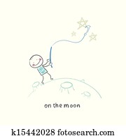 on the moon on the moon