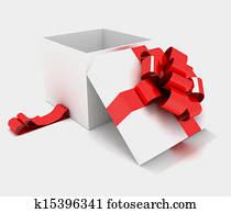 Open gift box 