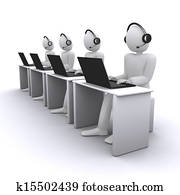 operators or managers from call-center operators or managers from call-center