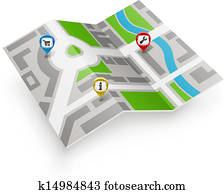 Folding Map Clip Art Vectors | Our Top 1000+ Folding Map EPS Images