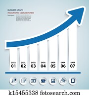 papier, tabelle, und, schaubild, infographics
