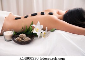 pedra quente, wellness, tratamento