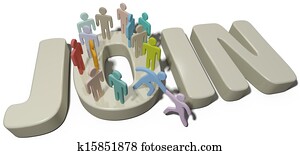 Person help join social or company people Person help join social or company people