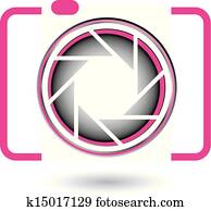 photographie, logo photographie, logo