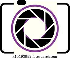 photographie, logo photographie, logo