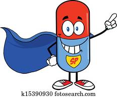 Pill Capsule Super Hero Pill Capsule Super Hero